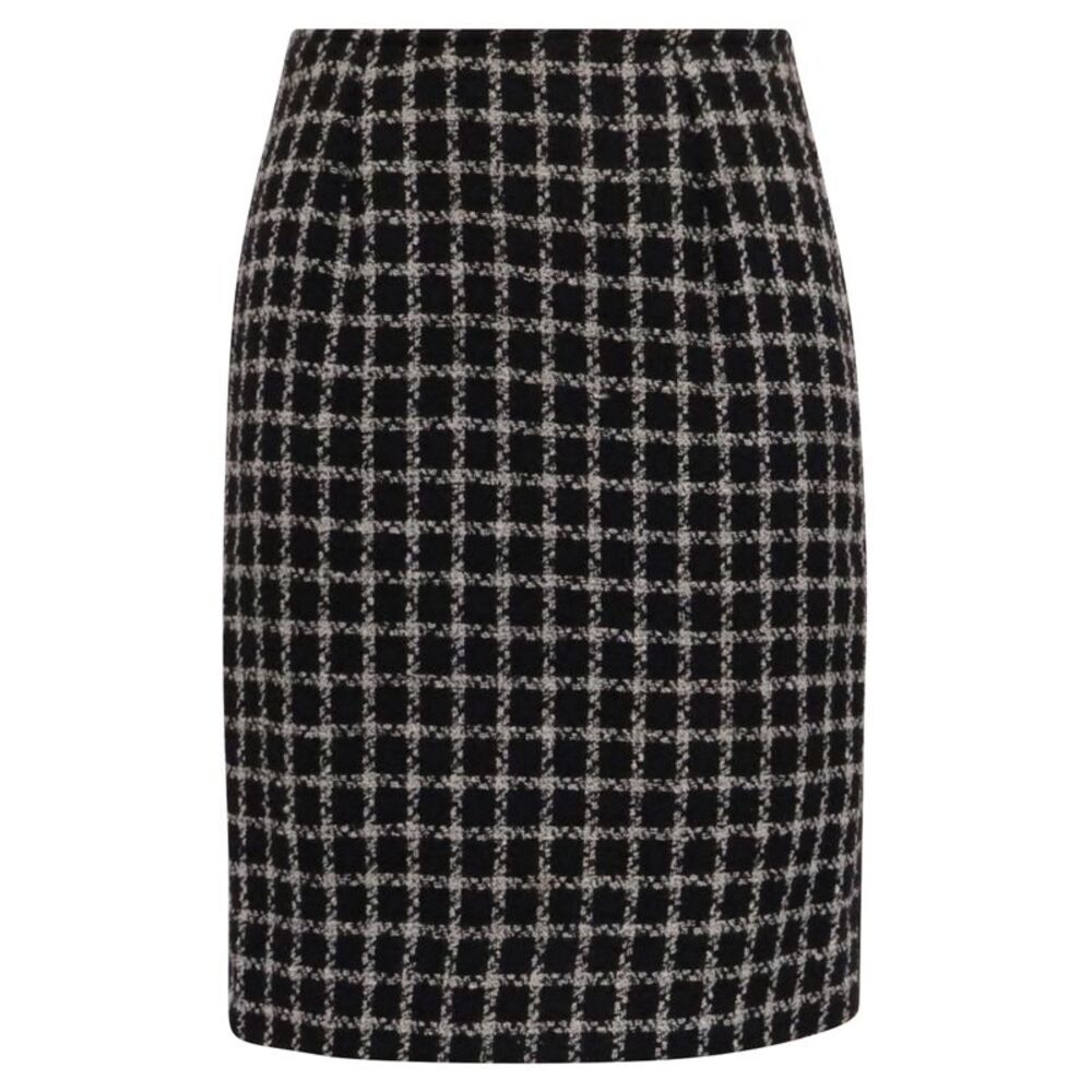 Gianni Versace Knee-Length Pencil Skirt in Black Tweed